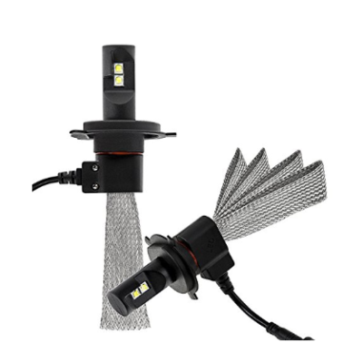 Set 2 Lampi Auto H4 Super Led cu doua faze SMD temperatura 6500K putere60W Can-bus