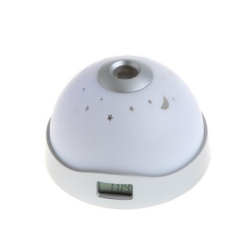 Set 2 Lampi de veghe cu ceas si proiectie