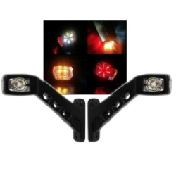 Set 2 lampi gabarit LED lumini de marcare pentru camioane tractoare remorci rulote  24V