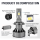 Set 2 Lampi H1 LED  V20 30000 Canbus 10000lm / set 100W