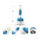 Set 2 Lampi LED AUTO Mi2 H1 6500k 3000 lumeni 50W