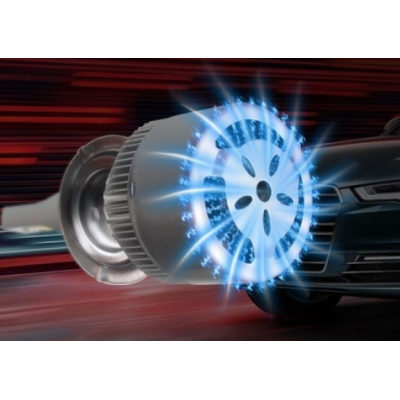 Set 2 Lampi LED C6 H7  temperatura 6500K putere 36W lumina alba 3800LM