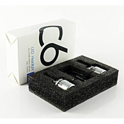 Set 2 Lampi LED C6 H7  temperatura 6500K putere 36W lumina alba 3800LM