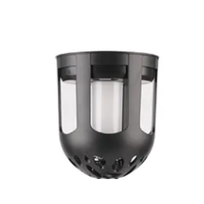 Set 2 lampi solare de gradina negre model deosebit 45 cm