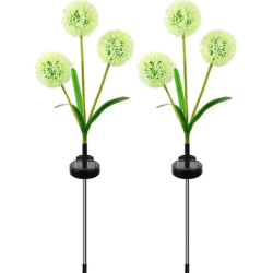 Set 2 Lampi solare decorative cu Flori de Papadie