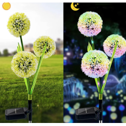 Set 2 Lampi solare decorative cu Flori de Papadie