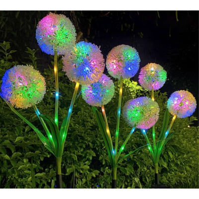 Set 2 Lampi solare decorative cu Flori de Papadie