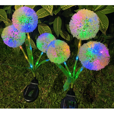 Set 2 Lampi solare decorative cu Flori de Papadie