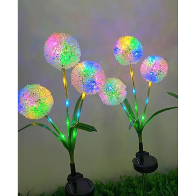 Set 2 Lampi solare decorative cu Flori de Papadie