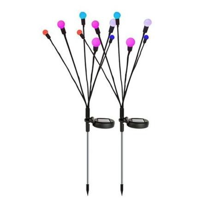 Set 2 lampi solare model LICURICI 6 Led multicolor