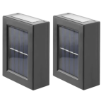 Set 2 lampi solare pentru perete exterior YD-3