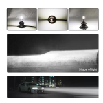 Set 2 LED-uri H1 Mini pentru far masina  6000k 12V 60W 8000LM 