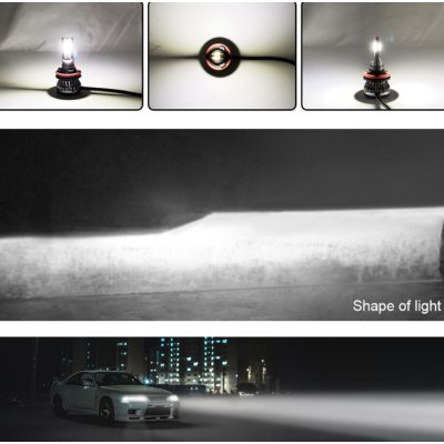 Set 2 LED-uri H1 Mini pentru far masina  6000k 12V 60W 8000LM