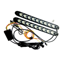 Set 2 Lumini LED pentru semnalizare cu sageti schimbare de culoare