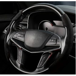 Set 2 manere antigrip ergonomice pentru volan negre