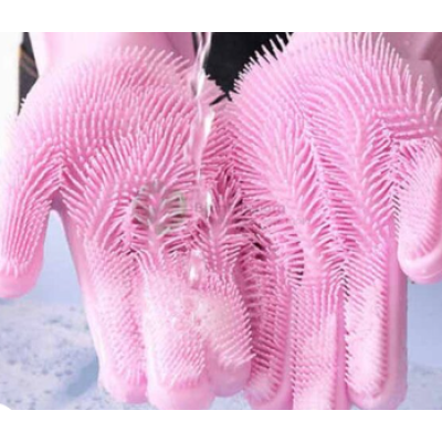 Set 2 manusi profesionale din silicon pentru spatal vase