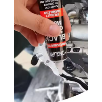 Set 2 Mastic silicon negru pentru garnituri