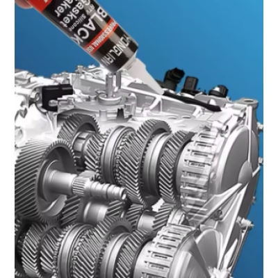 Set 2 Mastic silicon negru pentru garnituri