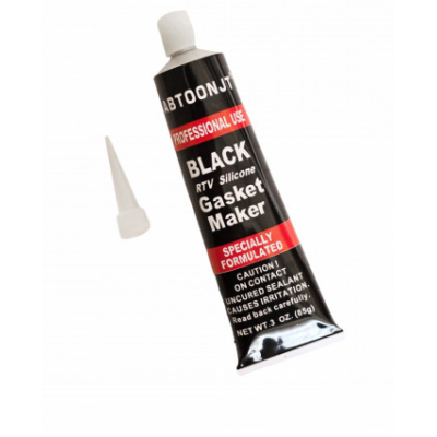 Set 2 Mastic silicon negru pentru garnituri
