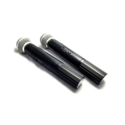 Set 2 Microfoane WG-X58 / X51  Wireless WVNGR  Black cu receiver