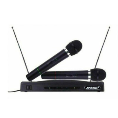 Set 2 microfoane wireless karaoke MIC590
