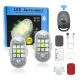 Set 2 mini stroboscope LED Wireless cu magnet acumulator si telecomanda pentru Auto Moto si Biciclete