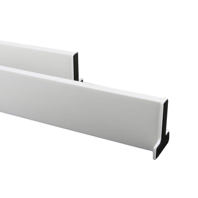 Set 2 organizatoare albe reglabile pentru sertar