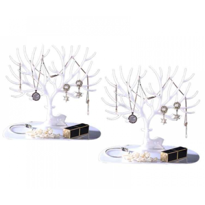 Set 2 Organizatoare de bijuterii cu tavita  tip copacel