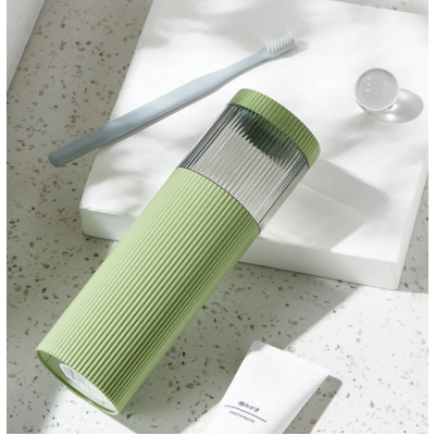 Set 2 pahare pentru pasta/periuta de dinti 20 x 6 cm