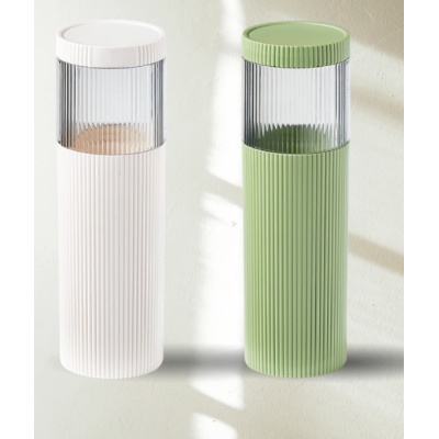 Set 2 pahare pentru pasta/periuta de dinti 20 x 6 cm