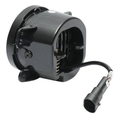 Set 2 proiectoare ceata cu DRL Angel Eyes 89 milimetri 3.5” cu 3 functii alb cu semnal galben