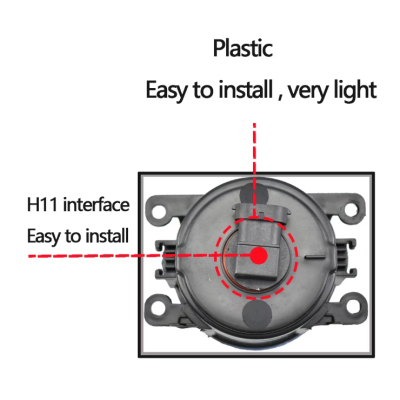 Set 2 proiectoare ceata LED Dacia Renault Nissan lumina alb + galben