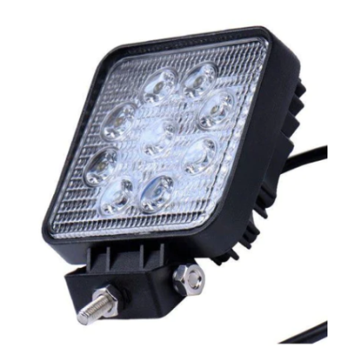 Set 2 Proiector Led Offroad  9 Led 27W Patrat Auto