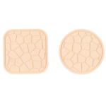 Set 2 suporturi de cauciuc pentru cratite 18 cm BEJ