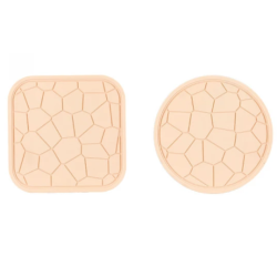 Set 2 suporturi de cauciuc pentru cratite 18 cm BEJ