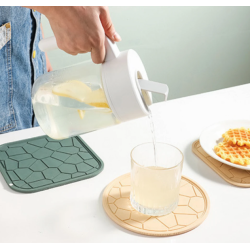 Set 2 suporturi de cauciuc pentru cratite 18 cm ROSU