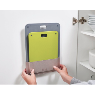 Set 2 tocatoare din plastic cu suport de perete