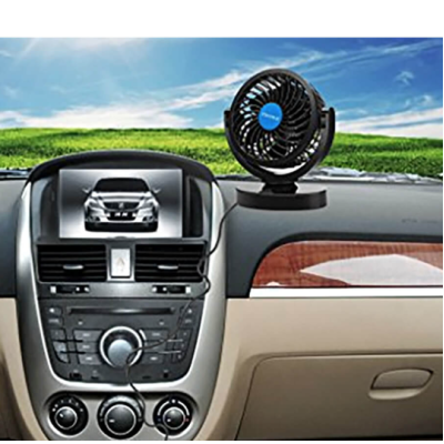 Set 2 Ventilatoare portabile pentru masina 15W negru MARS 306