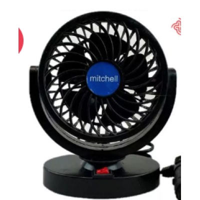 Set 2 Ventilatoare portabile pentru masina 15W negru MARS 306