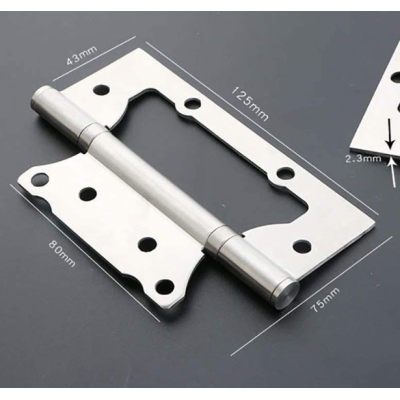 Set 2 x Balama inox ascunsa pentru usi bucatarie sau dulap XIZIYINGHUA