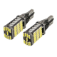 Set 2 x Becuri Auto LED T15 Canbus Instrumente Interior Culoare Alb