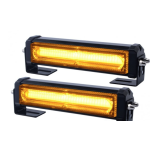 Set 2X Rampa avertizare galbena 3 LED COB