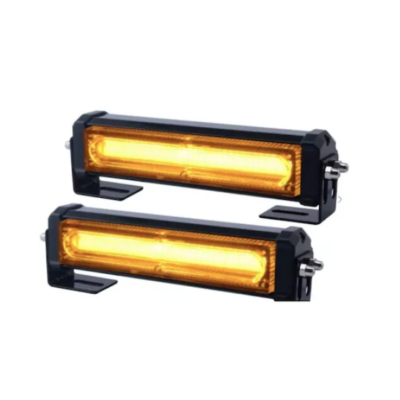 Set 2X Rampa avertizare galbena 3 LED COB