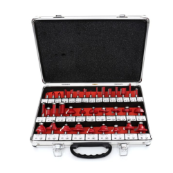 Set 35 Freze pentru lemn geanta aluminiu diametru 6 mm