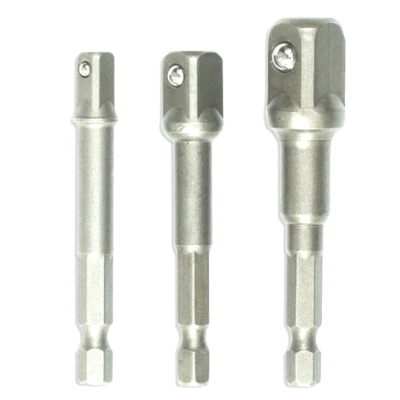 Set 3 adaptoare hex-chei tubulare 1/2 1/4 3/8