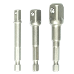 Set 3 adaptoare hex-chei tubulare 1/2 1/4 3/8