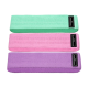 Set 3 benzi elastice fitness 3 niveluri de rezistenta pentru coapse fese si picioare
