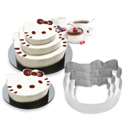 Set 3 forme pentru tort model Hello Kitty