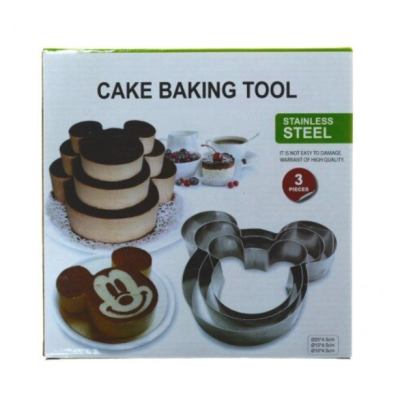 Set 3 forme pentru tort model Mickey Mouse