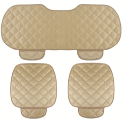 Set 3 huse scaun auto pentru sezut BEJ